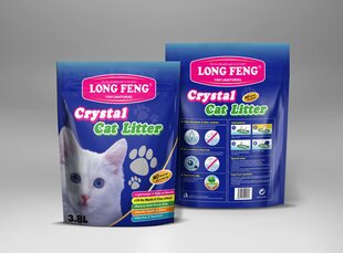 Long Feng -kissanhiekka 3,8 L hinta ja tiedot | Kissanhiekka | hobbyhall.fi