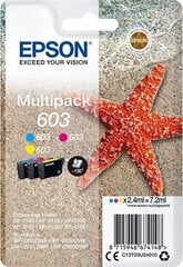 EPSON STARFISH MULTIPACK 3-COLOURS 603 INK hinta ja tiedot | Mustekasetit | hobbyhall.fi