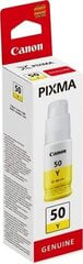 Canon GI-50 Ink Bottle, Yellow hinta ja tiedot | Mustekasetit | hobbyhall.fi