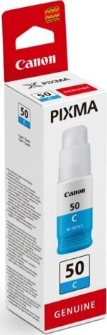 Canon GI-50 Ink Bottle, Cyan hinta ja tiedot | Mustekasetit | hobbyhall.fi