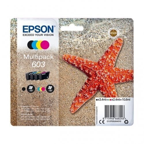 EPSON Multipack 4-colours 603 Ink hinta ja tiedot | Mustekasetit | hobbyhall.fi