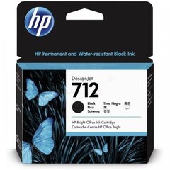 HP 712 80-ml Black Designjet Ink hinta ja tiedot | Mustekasetit | hobbyhall.fi