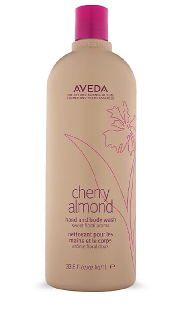 Käsi- ja vartalosaippua Aveda Cherry Almond 1000 ml hinta ja tiedot | Suihkusaippuat ja suihkugeelit | hobbyhall.fi