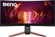 Benq EX3410R 34" Wide Quad HD LED Musta 9H.LKKLA.TBE hinta ja tiedot | Näytöt | hobbyhall.fi