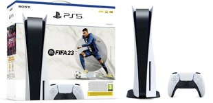 Sony PlayStation 5 Blu-Ray Edition + FIFA 23 hinta ja tiedot | Pelikonsolit | hobbyhall.fi