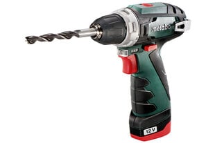 Metabo PowerMaxx BS Basic pahvilaatikossa / 2x2,0Ah hinta ja tiedot | Akkuporakoneet ja ruuvinvääntimet | hobbyhall.fi