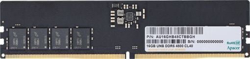 Apacer DDR5, 16 GB, 4800 MHz, CL40 ( FL . 16G2A . PTH ) hinta ja tiedot | Muisti (RAM) | hobbyhall.fi