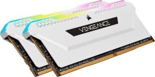 Corsair Vengeance RGB PRO SL, DDR4, 32 Gt, 3200 MHz, CL16 ( CMH32GX4M2E3200C16W ) hinta ja tiedot | Muisti (RAM) | hobbyhall.fi