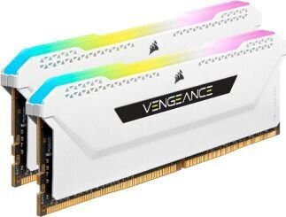 Corsair Vengeance RGB PRO SL, DDR4, 32 Gt, 3200 MHz, CL16 ( CMH32GX4M2E3200C16W ) hinta ja tiedot | Muisti (RAM) | hobbyhall.fi