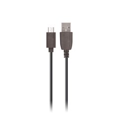 Maxlife cable USB - microUSB 1,0 m 1A musta hinta ja tiedot | Puhelinkaapelit | hobbyhall.fi