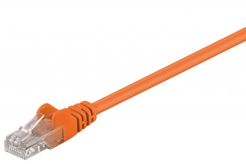 BANDRIDGE Crossover verkkokaapeli RJ45 - RJ45 3m Oranssi BCL7403, hinta ja tiedot | Kaapelit ja adapterit | hobbyhall.fi