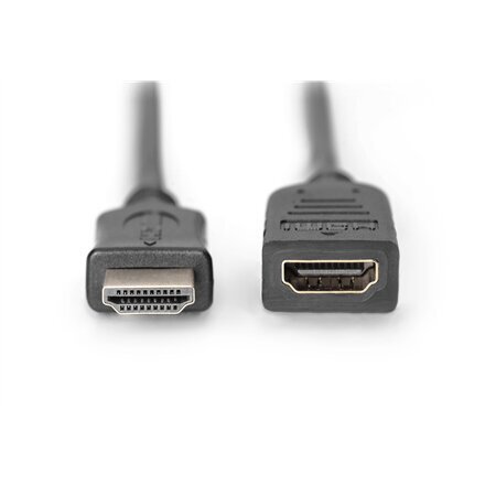 Assmann 3D Eth. HDMI A/M-A/F 5m hinta ja tiedot | Kaapelit ja adapterit | hobbyhall.fi