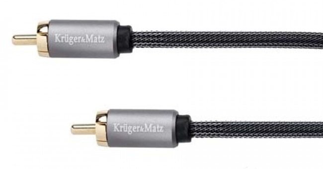 Kruger & Matz 1 RCA / 1 RCA, 1 m hinta ja tiedot | Kaapelit ja adapterit | hobbyhall.fi