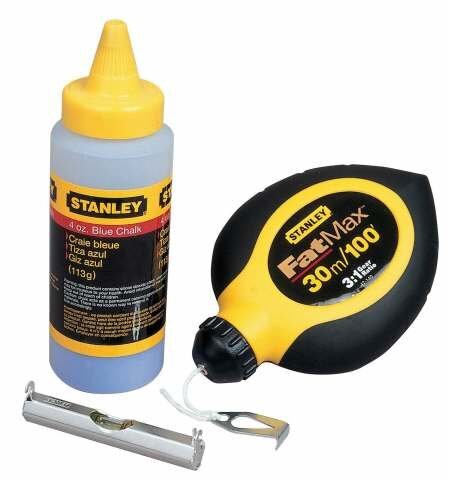 Merkkauslankakelasetti Stanley 333350-STX Fat Max Chalk Line Kit 0-47-681 hinta ja tiedot | Käsityökalut | hobbyhall.fi