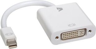 V7 CBL-MD1WHT-5E, DisplayPort Mini, 0,15 m. hinta ja tiedot | V7 Kodinkoneet ja kodinelektroniikka | hobbyhall.fi