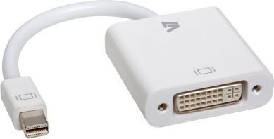 V7 CBL-MD1WHT-5E, DisplayPort Mini, 0,15 m. hinta ja tiedot | Kaapelit ja adapterit | hobbyhall.fi