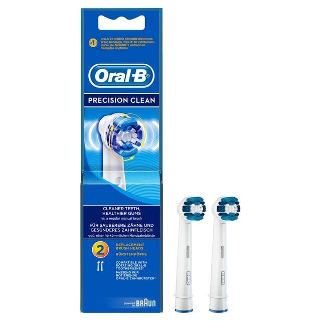 Braun Oral-B Precision Clean hammasharjakset hinta ja tiedot | Sähköhammasharjan vaihtoharjat | hobbyhall.fi