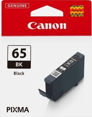 Canon original ink cli-65 bk, musta, 12,6 ml, 4215c001, Canon pixma pro-200 hinta ja tiedot | Mustekasetit | hobbyhall.fi