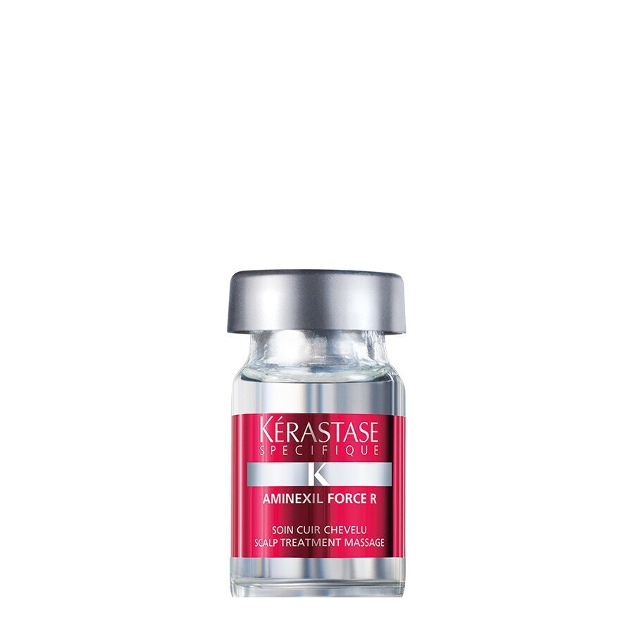 Hiustenlähtöä estävät ampullit Kerastase Specifique Aminexil Force R Intensive Anti-Hair Loss 6 ml hinta ja tiedot | Naamiot, öljyt ja seerumit | hobbyhall.fi