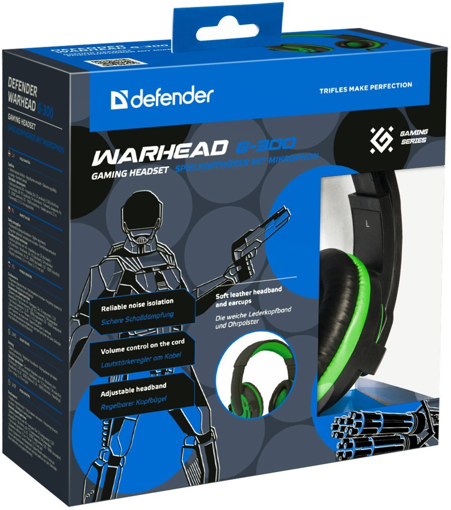 Defender Warhead HN-G300 hinta ja tiedot | Kuulokkeet | hobbyhall.fi