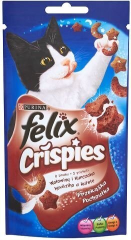 Felix Crispies kissan makeiset naudan ja kanan kanssa 45g hinta | hobbyhall .fi