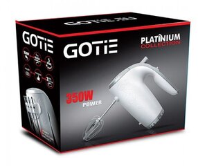 Sekoitin Gotie GHM-350B, valkoinen hinta ja tiedot | Sähkövatkaimet ja maidonvaahdottimet | hobbyhall.fi