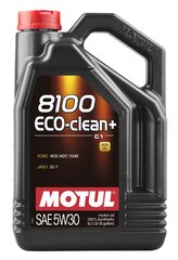 Motul 8100 Eco-clean+ 5W30 5L (101584) hinta ja tiedot | Moottoriöljyt | hobbyhall.fi