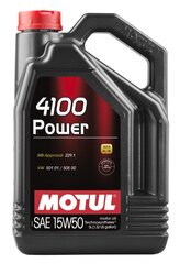 Motul 4100 Teho 15W50 moottoriöljy, (100273), 5 l, hinta ja tiedot | Moottoriöljyt | hobbyhall.fi