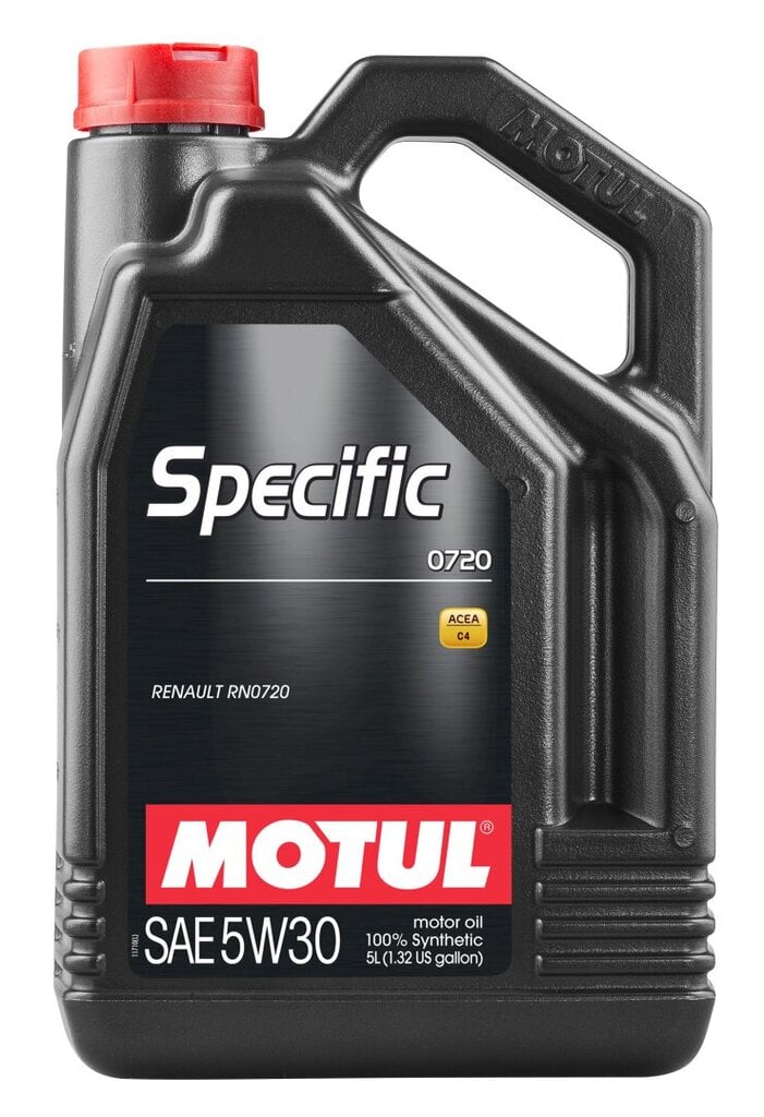 Moottoriöljy Motul Specific, 102209, 0720, 5W30, 5 l. hinta ja tiedot | Moottoriöljyt | hobbyhall.fi