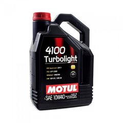 Moottoriöljy Motul 4100 Turbolight 10W40, 109462, 4 l. hinta ja tiedot | Moottoriöljyt | hobbyhall.fi