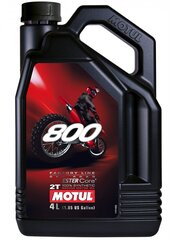 100 % synteettinen moottoriöljy 2-tahtimoottoreille Motul 800, 4 l. hinta ja tiedot | Voiteluöljyt ja -nesteet | hobbyhall.fi