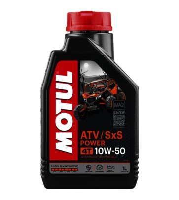 Öljy MOTUL ATV SXS POWER 4T 10W50 1ltr (105900) hinta ja tiedot | Voiteluöljyt ja -nesteet | hobbyhall.fi