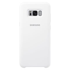 Samsung Galaxy S8 + Silicone kuori, valkoinen hinta ja tiedot | Puhelimen kuoret ja kotelot | hobbyhall.fi