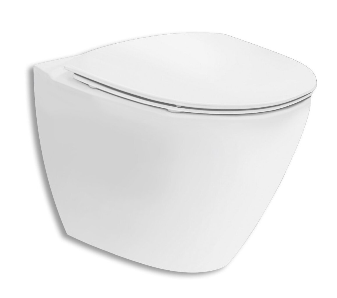 WC IFÖ Spira Art Rimfree®, seinälle ripustettava, 355x520 mm, valkoinen hinta ja tiedot | WC-istuimet | hobbyhall.fi