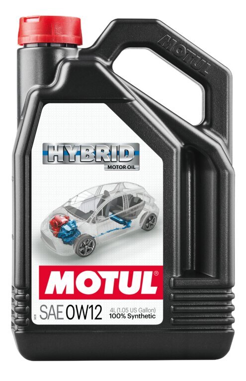 Moottoriöljy Motul Hybrid 0W12, 107152, 4 l. hinta ja tiedot | Moottoriöljyt | hobbyhall.fi