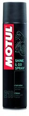 Puhdistusaine MOTUL SHINE & GO SPRAY E10 0,4ltr (103175) hinta ja tiedot | Moottoriöljyt | hobbyhall.fi