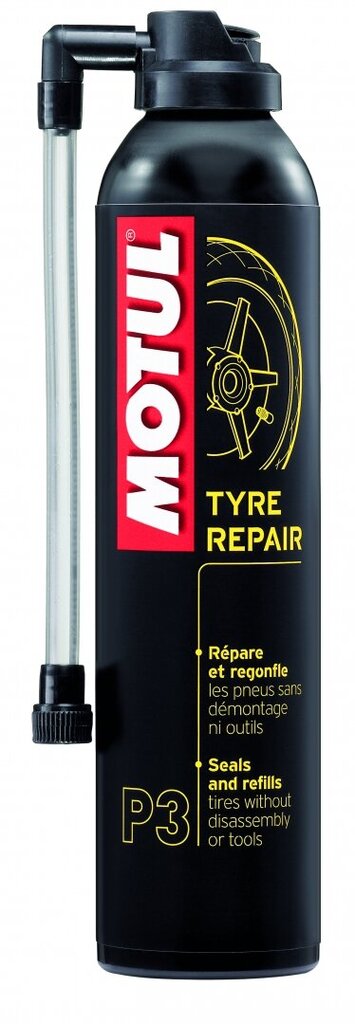 Työkalu MOTUL TYRE REPAIR P3 0,3ltr (102990) hinta ja tiedot | Moottoriöljyt | hobbyhall.fi