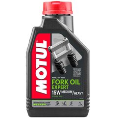 Öljy MOTUL FORK OIL EXP. MD./HV 15W 1ltr (105931) hinta ja tiedot | Moottoriöljyt | hobbyhall.fi