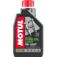 Öljy MOTUL FORK OIL EXP. LIGHT 5W 1ltr (105929) hinta ja tiedot | Moottoriöljyt | hobbyhall.fi