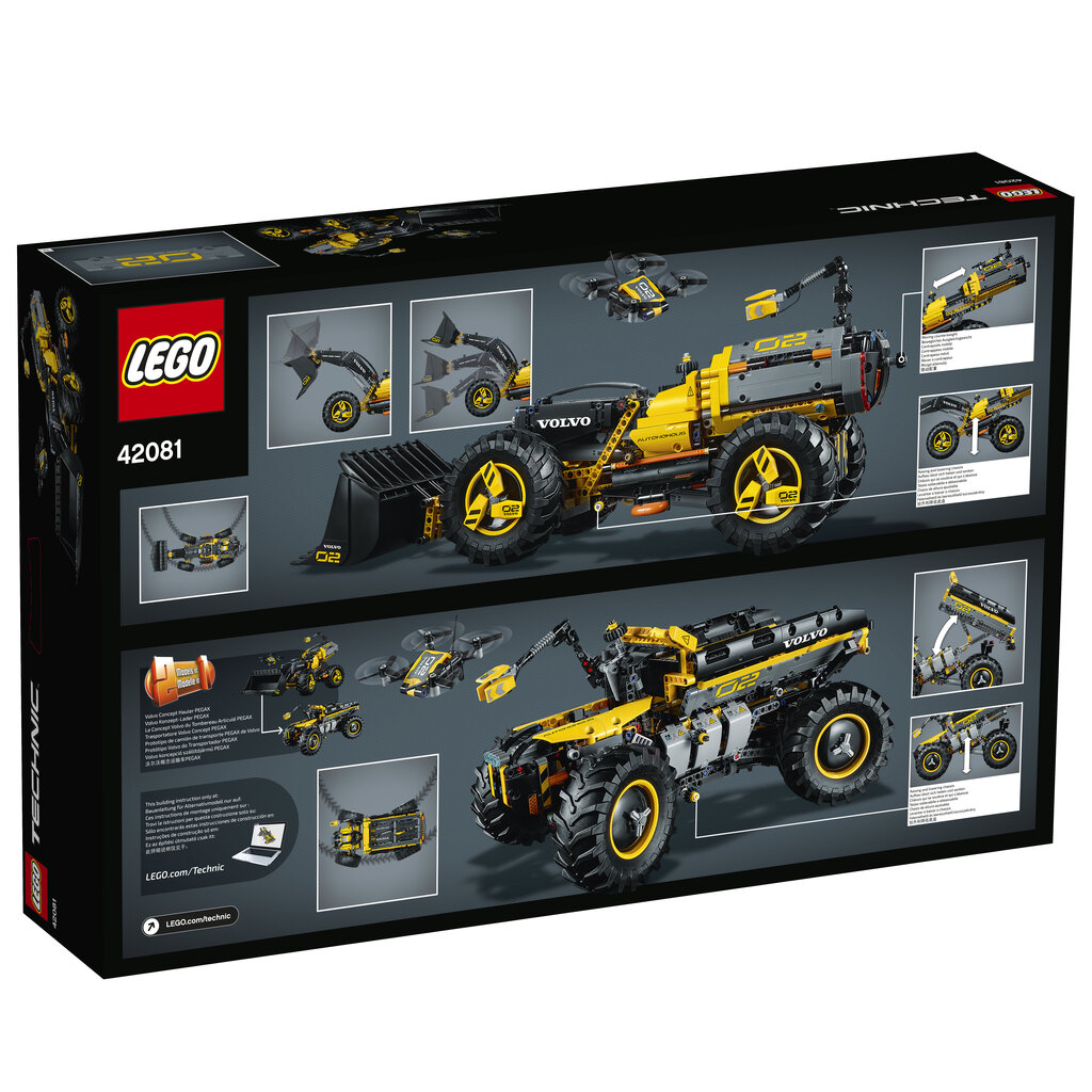 42081 LEGO® Technic Volvo XEUZ konseptin pyöräkuormaaja hinta ja tiedot | LEGOT ja rakennuslelut | hobbyhall.fi