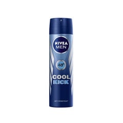 Nivea Men Cool Kick Spray deodorantti miehille, 200 ml hinta ja tiedot | Nivea Hygieniatuotteet | hobbyhall.fi
