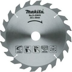 Makita D-03327 T.C.T sahanterä 165X2X20mm 20° T10 hinta ja tiedot | Makita Puutarhakoneet | hobbyhall.fi
