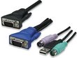 VGA 8x1 KVM-kytkin Intellinet 506441 - 8-porttinen KVM-kytkin hinta ja tiedot | Reitittimet ja modeemit | hobbyhall.fi