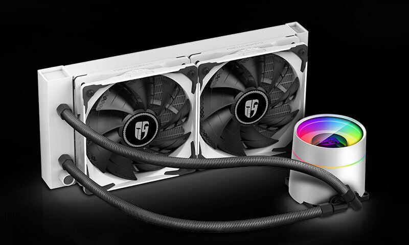 Deepcool Liquid cooler CASTLE 240EX WHIT hinta ja tiedot | Tietokoneen tuulettimet | hobbyhall.fi