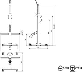 Liikuntavene Marbo Sport MS-S108 hinta ja tiedot | Treenipenkit | hobbyhall.fi