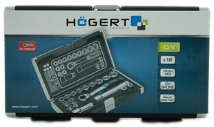 Työkalupakki Högert HT1R478, 18 kpl. hinta ja tiedot | Käsityökalut | hobbyhall.fi