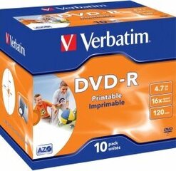 DVD-levyt Verbatim 43521 hinta ja tiedot | Vinyylilevyt, CD-levyt, DVD-levyt | hobbyhall.fi
