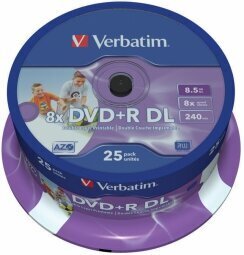 DVD+R diskai Verbatim 43667 hinta ja tiedot | Vinyylilevyt, CD-levyt, DVD-levyt | hobbyhall.fi