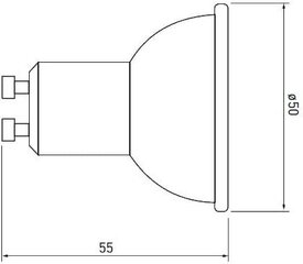 Led-lamppu GTV GU10 10 W, 220-240 V, 3000K, 720lm, 120° hinta ja tiedot | GTV Kodin remontointi | hobbyhall.fi