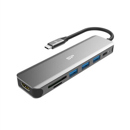 Silicon Power Dock Boost SU20 USB-C hinta ja tiedot | Adapterit | hobbyhall.fi